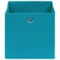 Preview: Aufbewahrungsboxen 10 Stk. Babyblau 32x32x32 cm Stoff