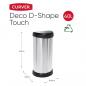 Preview: Curver Abfalleimer Deco Oval 40L Silbern