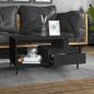 Preview: Couchtisch Schwarz 90x49x45 cm Holzwerkstoff