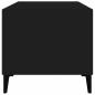 Preview: Couchtisch Schwarz 90x49x45 cm Holzwerkstoff