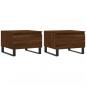 Preview: Couchtische 2 Stk. Braun Eichen-Optik 50x46x35 cm Holzwerkstoff