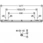 Preview: Schuch LUXANO 2 167 15L60G2 LED-Feuchtraum-Wannenleuchte, 43W, 6000lm, 4000K, grau (167000014)