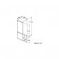 Preview: Siemens iQ500 KI87SADD0 Einbau Kühl-Gefrierkombination, Nischenhöhe: 177,5cm, 270L, Flachscharnier, SmartCool, lowFrost