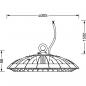 Preview: Siteco 51HP32MB4MMA Hallenleuchte LED Highbay 42-L, 175W, 28000lm, 4000, schwarz