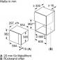 Preview: Siemens BF525LMW0 iQ500 Einbau-Mikrowelle, 800 W, 20l, cookControl7, LED-Innenbeleuchtung, weiß