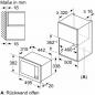 Preview: Siemens BF523LMB3 Einbau Mikrowelle, 800 W, 20 L, Hydrolyse, cookControl7, LED-Beleuchtung, schwarz/edelstahl