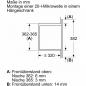 Preview: Siemens BF523LMB3 Einbau Mikrowelle, 800 W, 20 L, Hydrolyse, cookControl7, LED-Beleuchtung, schwarz/edelstahl