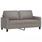 Preview: 2-Sitzer-Sofa Taupe 140 cm Stoff