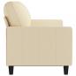 Preview: 3-Sitzer-Sofa Creme 180 cm Stoff