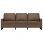 Preview: 3-Sitzer-Sofa Braun 180 cm Stoff