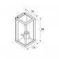 Preview: SLV QUADRULO Outdoor Wandaufbauleuchte, E27, anthrazit (1002403)