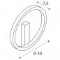 Preview: SLV ONE 40 DALI, Indoor LED Wandaufbauleuchte, 3000/4000K, schwarz (1002915)