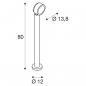 Preview: SLV ESKINA 80 Pole Outdoor Stehleuchte, 3000/4000K, IP65, dimmbar, anthrazit (1002907)