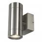 Preview: ARDEBO.de SLV Astina Steel Outdoor Wandleuchte, QPAR51, IP44, rund, 304, max. 70W, edelstahl (233302)