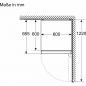 Preview: Siemens KG39NXICF iQ300 Stand Kühl-Gefrierkombination, 60 cm breit, 363 L, noFrost, superCooling, multiAlarm-System, inox