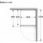 Preview: Siemens KG39NXICF iQ300 Stand Kühl-Gefrierkombination, 60 cm breit, 363 L, noFrost, superCooling, multiAlarm-System, inox