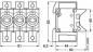 Preview: Siemens 5SG5701 Neozed-Sicherungssockel D02/63A 3-polig