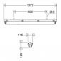 Preview: Schuch 161170303 LED-Feuchtraum-Wannenleuchte, 21 W, 3440 lm, 164 lm/W, SKI, IP65, grau