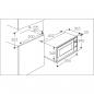 Preview: Wolkenstein WMW900-25GB EB Einbau Mikrowelle, 60cm breit, 900W, 6 Leistungsstufen, 25L, Grill 1000W, Auftaufunktion, LED-Display, Schwarz