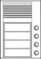 Preview: TCS PPAF0x-EN/02 Vorkonfigurierte Türsprechanlage, 8 Wohneinheiten, Aufputz