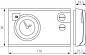 Preview: Theben RAMSES 782 Analog-Uhrenthermostat, IP 20, II, weiß (7820030)