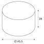 Preview: SLV FENDA, Leuchtenschirm, Ø70cm, weiß (1000579)