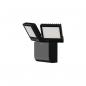 Preview: ARDEBO.de Theben theLeda S17-100L BK LED-Strahler, Wandmontage, IP55, 17W, schwarz (1020603)