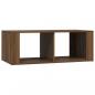 Preview: Couchtisch Braun Eichen-Optik 100x50x36 cm Holzwerkstoff