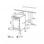 Preview: Exquisit EGSP9410-EB-030D Teilintegrierter Geschirrspüler, 45 cm breit, 10 Maßgedecke, 6 Programme, Auto Door Open, EcoProgramm