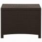 Preview: Garten-Aufbewahrungsbox 60x54x41 cm PP Rattan Braun