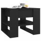 Preview: Couchtisch Schwarz 55,5x55x45 cm Holzwerkstoff