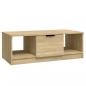 Preview: Couchtisch Sonoma-Eiche 102x50x36 cm Holzwerkstoff