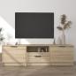 Preview: ARDEBO.de - TV-Schrank Sonoma-Eiche 140x35x40 cm Holzwerkstoff