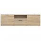 Preview: TV-Schrank Sonoma-Eiche 140x35x40 cm Holzwerkstoff