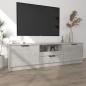 Preview: TV-Schrank Betongrau 140x35x40 cm Holzwerkstoff