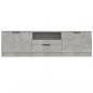 Preview: TV-Schrank Betongrau 140x35x40 cm Holzwerkstoff