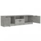 Preview: TV-Schrank Betongrau 140x35x40 cm Holzwerkstoff