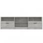 Preview: TV-Schrank Betongrau 150x33,5x45 cm Holzwerkstoff