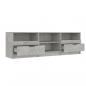 Preview: TV-Schrank Betongrau 150x33,5x45 cm Holzwerkstoff