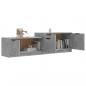 Preview: TV-Schrank Betongrau 158,5x36x45 cm Holzwerkstoff