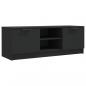 Preview: TV-Schrank Schwarz 102x35x36,5 cm Holzwerkstoff