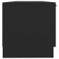 Preview: TV-Schrank Schwarz 102x35x36,5 cm Holzwerkstoff