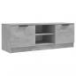 Preview: TV-Schrank Betongrau 102x35x36,5 cm Holzwerkstoff