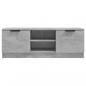 Preview: TV-Schrank Betongrau 102x35x36,5 cm Holzwerkstoff