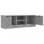 Preview: TV-Schrank Betongrau 102x35x36,5 cm Holzwerkstoff