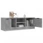 Preview: TV-Schrank Betongrau 102x35x36,5 cm Holzwerkstoff