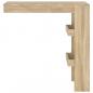 Preview: Wand-Bartisch Sonoma-Eiche 102x45x103,5 cm Holzwerkstoff