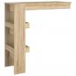 Preview: Wand-Bartisch Sonoma-Eiche 102x45x103,5 cm Holzwerkstoff