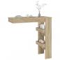 Preview: Wand-Bartisch Sonoma-Eiche 102x45x103,5 cm Holzwerkstoff