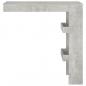 Preview: Wand-Bartisch Betongrau 102x45x103,5 cm Holzwerkstoff